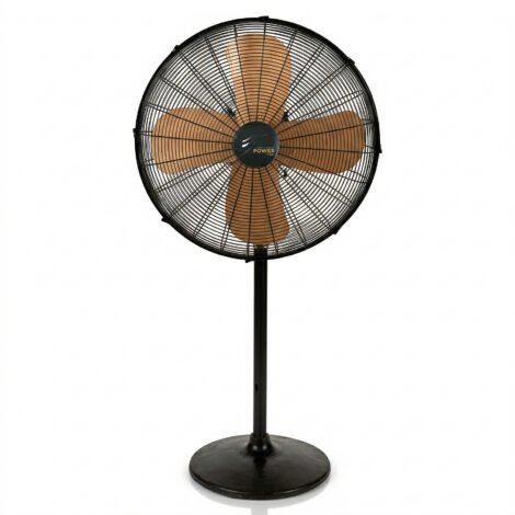 Hi Standard Grey And Black | High-Speed Pedestal Fan